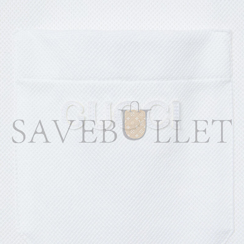 GUCCI COTTON POLO SHIRT WITH EMBROIDERY 795174